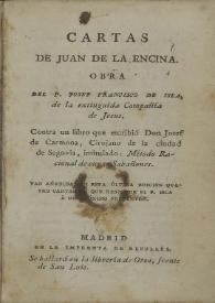 Cartas de Juan de la Encina