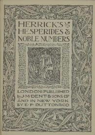 Herrick's Hesperides and Noble numbers
