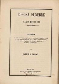 Corona fúnebre del 2 de Mayo de 1808 : colección de composiciones poéticas