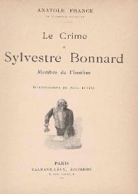 Le crime de Sylvestre Bonnard : membre de l'Institut