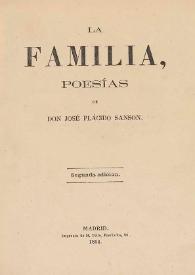 La familia : poesías