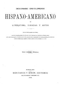 Diccionario enciclopédico hispano-americano de literatura, ciencias y artes. Tomo 23