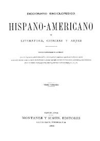 Diccionario enciclopédico hispano-americano de literatura, ciencias y artes. Tomo 9
