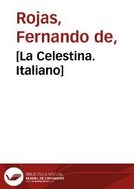 [La Celestina. Italiano]