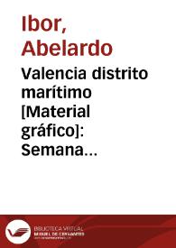 Valencia distrito marítimo [Material gráfico]: Semana Santa 1950 año jubilar