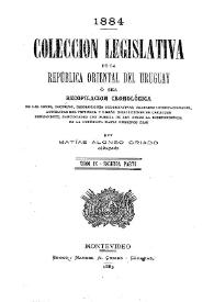 Colección legislativa de la República Oriental del Uruguay o sea Recopilación cronológica. Tomo 9