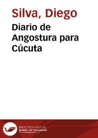 Diario de Angostura para Cúcuta