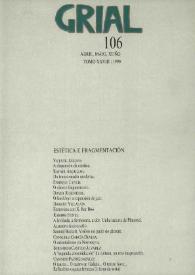 Grial : revista galega de cultura. Núm. 106, 1990