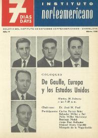 7 días = 7 days : boletín del Instituto de Estudios Norteamericanos, Barcelona. Núm. 166, del 24 febrero del 3 de marzo de 1963