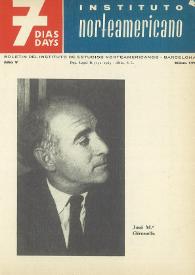7 días = 7 days : boletín del Instituto de Estudios Norteamericanos, Barcelona. núm. 171, del 1 al 6 de abril de 1963