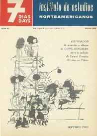 7 días = 7 days : boletín del Instituto de Estudios Norteamericanos, Barcelona. Núm. 185, del 20 al 27 de octubre de 1963