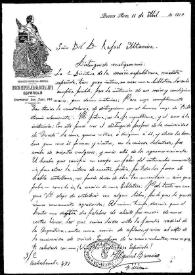 Carta de Manuel Barreiro a Rafael Altamira. Buenos Aires, 11 de abril de 1910 