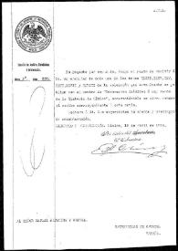 Carta de Ezequiel A. Chávez a Rafael Altamira. México, 28 de abril de 1910