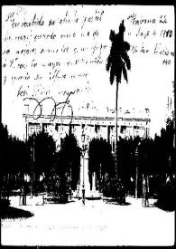 Tarjeta postal de José Díaz Longo a Rafael Altamira. Habana, 22 de mayo de 1910