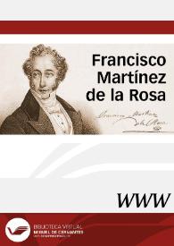 Francisco Martínez de la Rosa 
