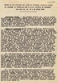 Texto de los acuerdos que sobre el problema político adoptó la Asamblea de Delegados del PSOE reunida en Toulouse los días 25, 26, 27 y 28 de julio 1947
