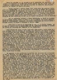 Informe de Indalecio Prieto sobre las repercusiones que pudiera tener la entrevista de Juan de Borbón con Francisco Franco en las mantenidas por socialistas y monárquicos. San Juan de la luz, 17 de septiembre de 1948