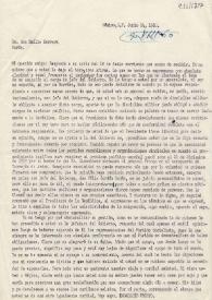 Carta de Indalecio Prieto a Emilio Herrera. México, D. F., 29 de junio 1960