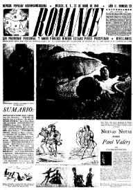 Romance : Revista Popular Hispanoamericana. Año II, núm. 23, 22 de abril de 1941