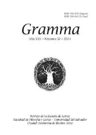 Gramma. Año XXV, número 52, 2014