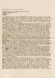 Carta dirigida al Ilustre y Q. H., Gran Secretario del Grande Oriente Español sobre la situación de la masonería. México, D.F. febrero de 1943