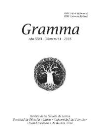 Gramma. Año XXVI, número 54, 2015