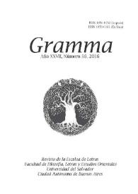 Gramma. Año XXVII, número 56, 2016