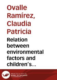 Relation between environmental factors and children’s development in one central american orphanage