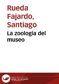 La zoología del museo