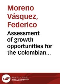 Assessment of growth opportunities for the Colombian Small and Medium-sized Enterprises in the Information and Communication Technologies sector