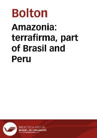 Amazonia: terrafirma, part of Brasil and Peru