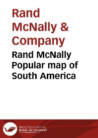 Rand McNally Popular map of South America