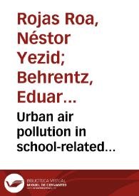 Urban air pollution in school-related microenvironments in Bogota, Colombia = Caracterización de la calidad del aire en microambientes de colegios distritales en Bogotá