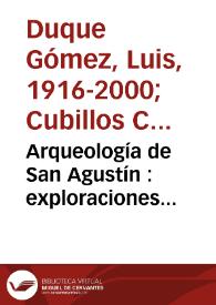 Arqueología de San Agustín : exploraciones arqueológicas realizadas en el Alto de las Piedras (1975-1976)