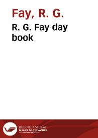 R. G. Fay day book