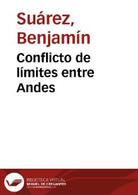 Conflicto de límites entre Andes