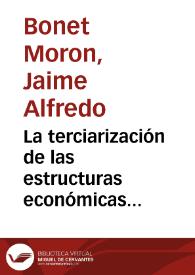 La terciarización de las estructuras económicas regionales en Colombia