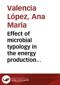 Effect of microbial typology in the energy production through Microbial Fuel Cells (MFCs) = Efecto de la tipología microbiana en la producción de energía en Celdas a Combustible Microbianas (MFCs)