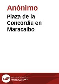 Plaza de la Concordia en Maracaibo