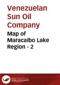 Map of Maracaibo Lake Region - 2