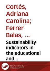 Sustainability indicators in the educational and research context