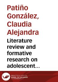 Literature review and formative research on adolescent pregnancy interventions: recommendations for policy and practice in Mitú, Colombia