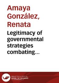Legitimacy of governmental strategies combating terrorist groups in Colombia vs. the illegitimacy of curtailing first-rank rights. A conflict between state’s responsibilities and individuals’ rights