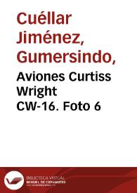 Aviones Curtiss Wright CW-16. Foto 6