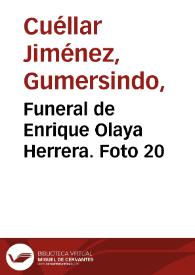 Funeral de Enrique Olaya Herrera. Foto 20