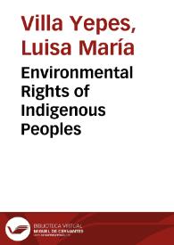 Environmental Rights of Indigenous Peoples