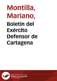 Boletín del Exército Defensor de Cartagena