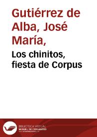 Los chinitos, fiesta de Corpus