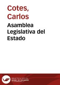 Asamblea Legislativa del Estado