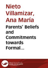 Parents’ Beliefs and Commitments towards Formal Education and Participation in Book-Sharing Interactions amongst Rural Mayan Parents of First Grade Children